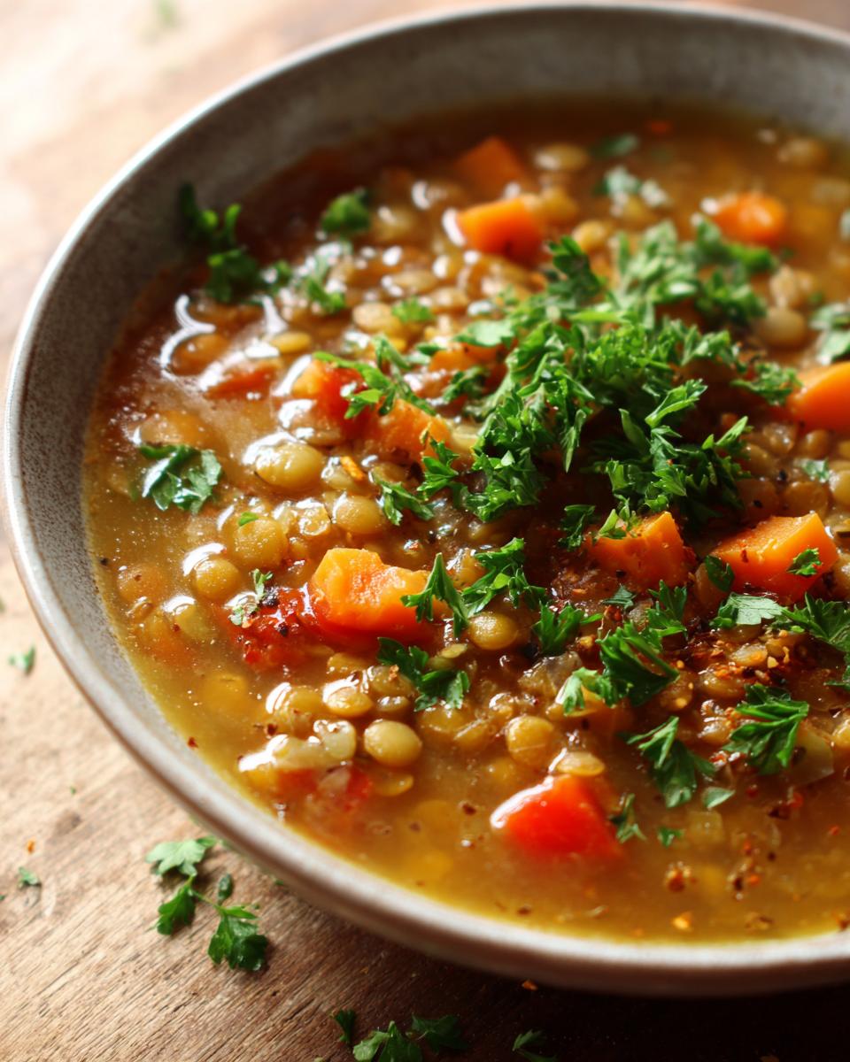 Quick and Nutritious High-Protein Lentil Soup Recipe - detail 2