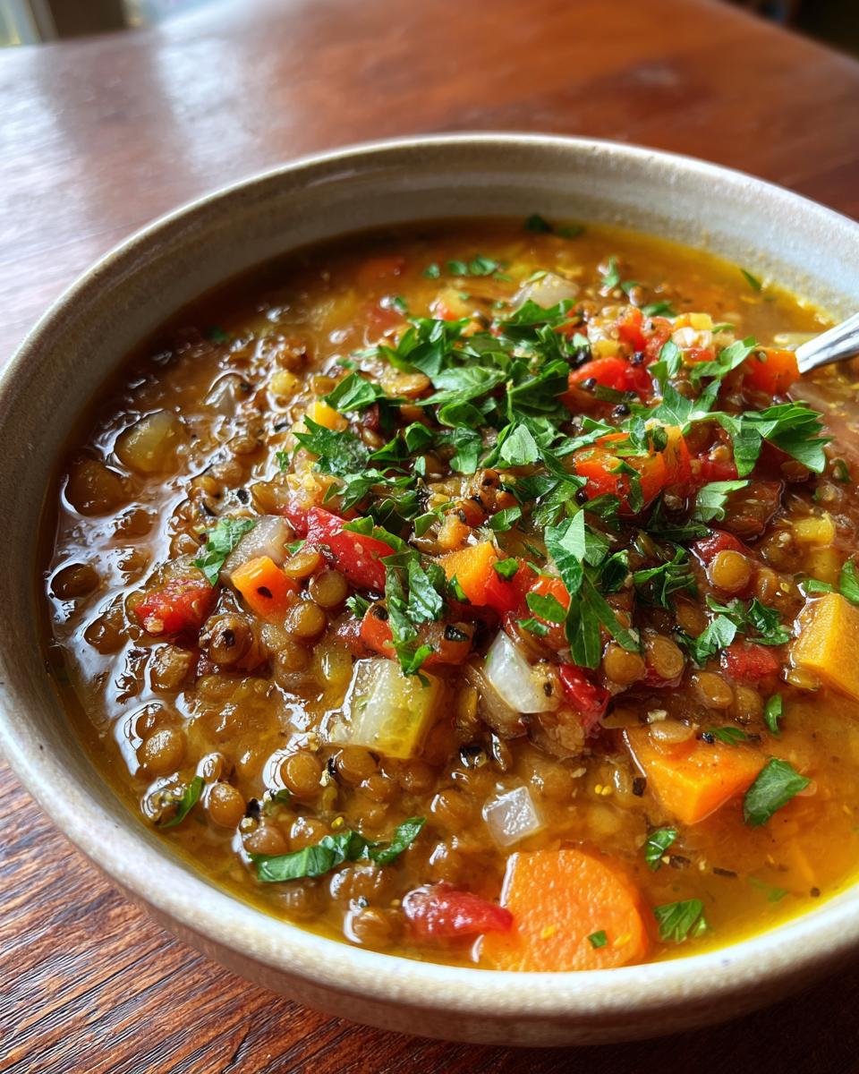 Quick and Nutritious High-Protein Lentil Soup Recipe - detail 3