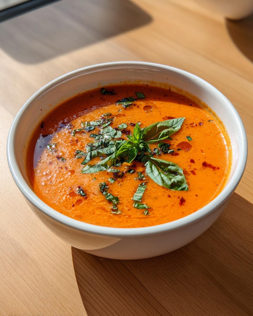 Roasted Tomato Basil Soup - detail 1