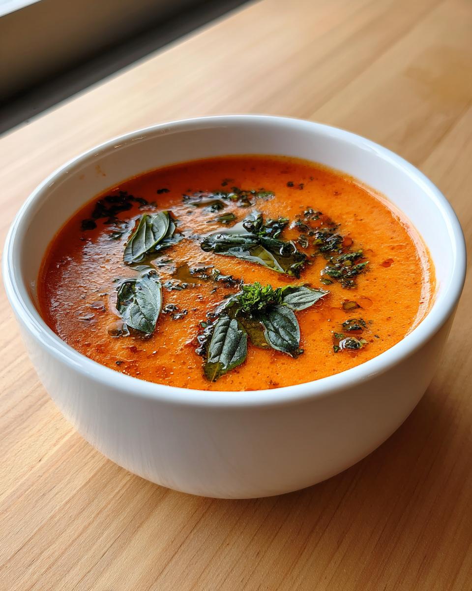 Roasted Tomato Basil Soup - detail 2