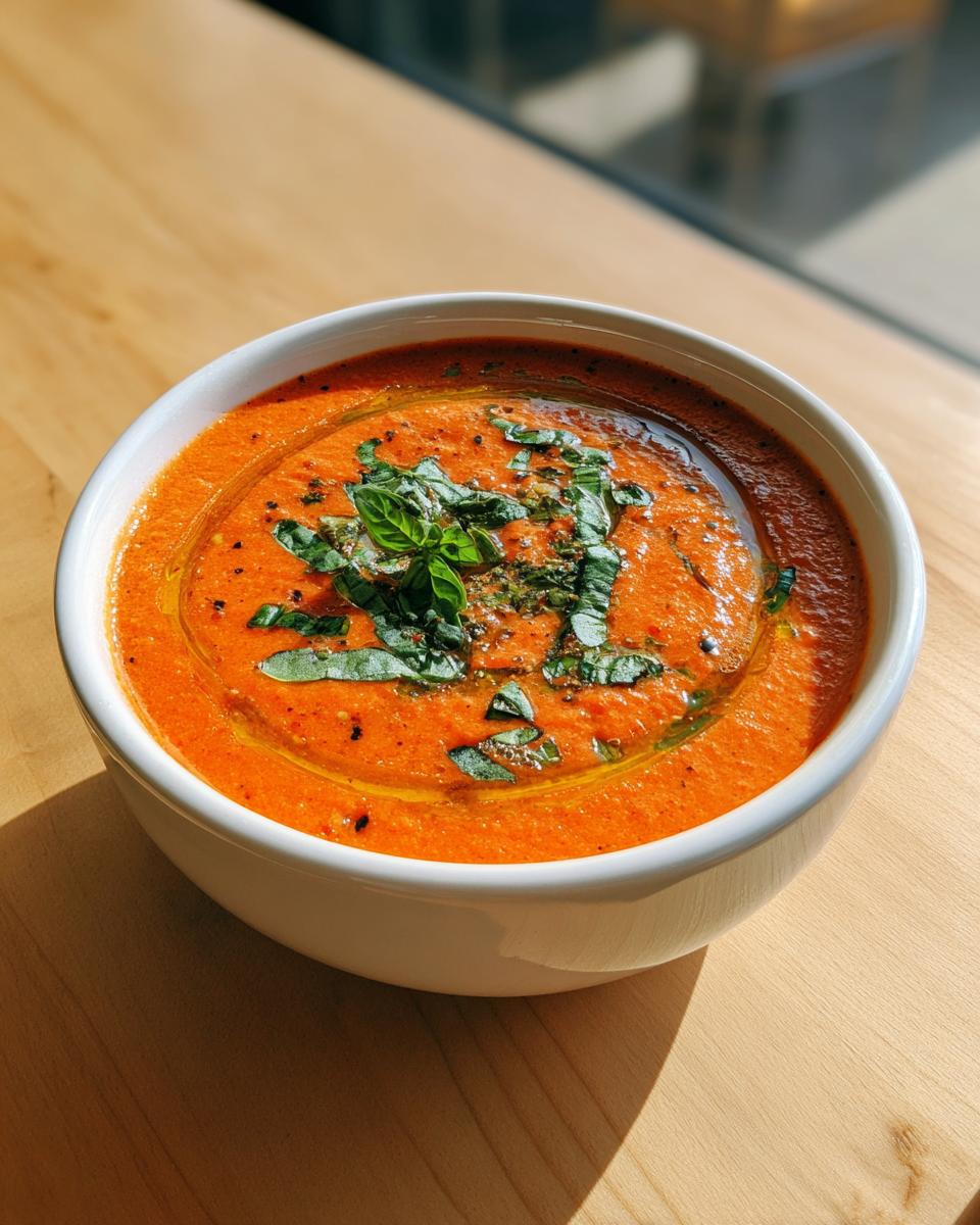 Roasted Tomato Basil Soup - detail 3