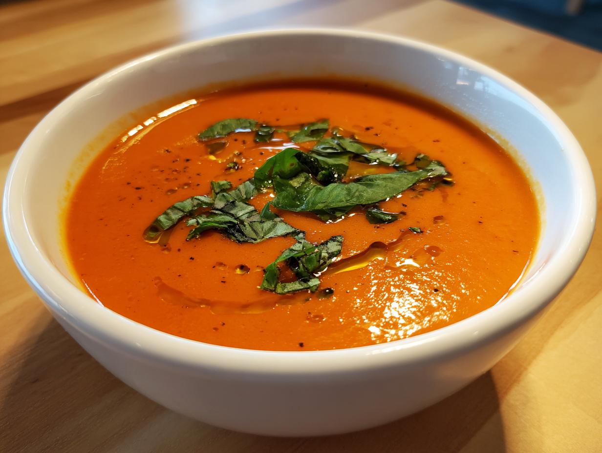 Heavenly Roasted Tomato Basil Soup You Must Try Tonight