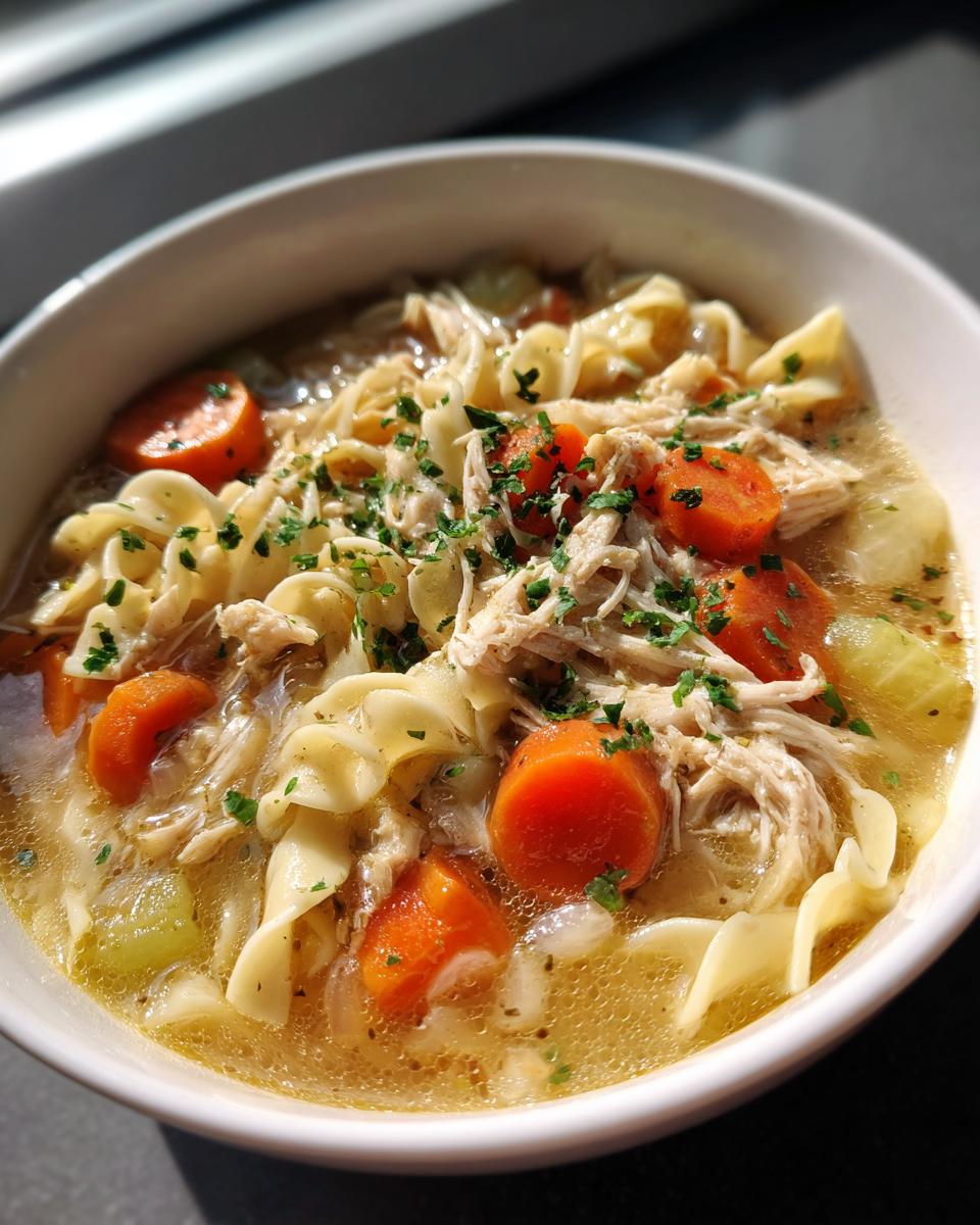 Slow Cooker Chicken Noodle Soup - detail 1