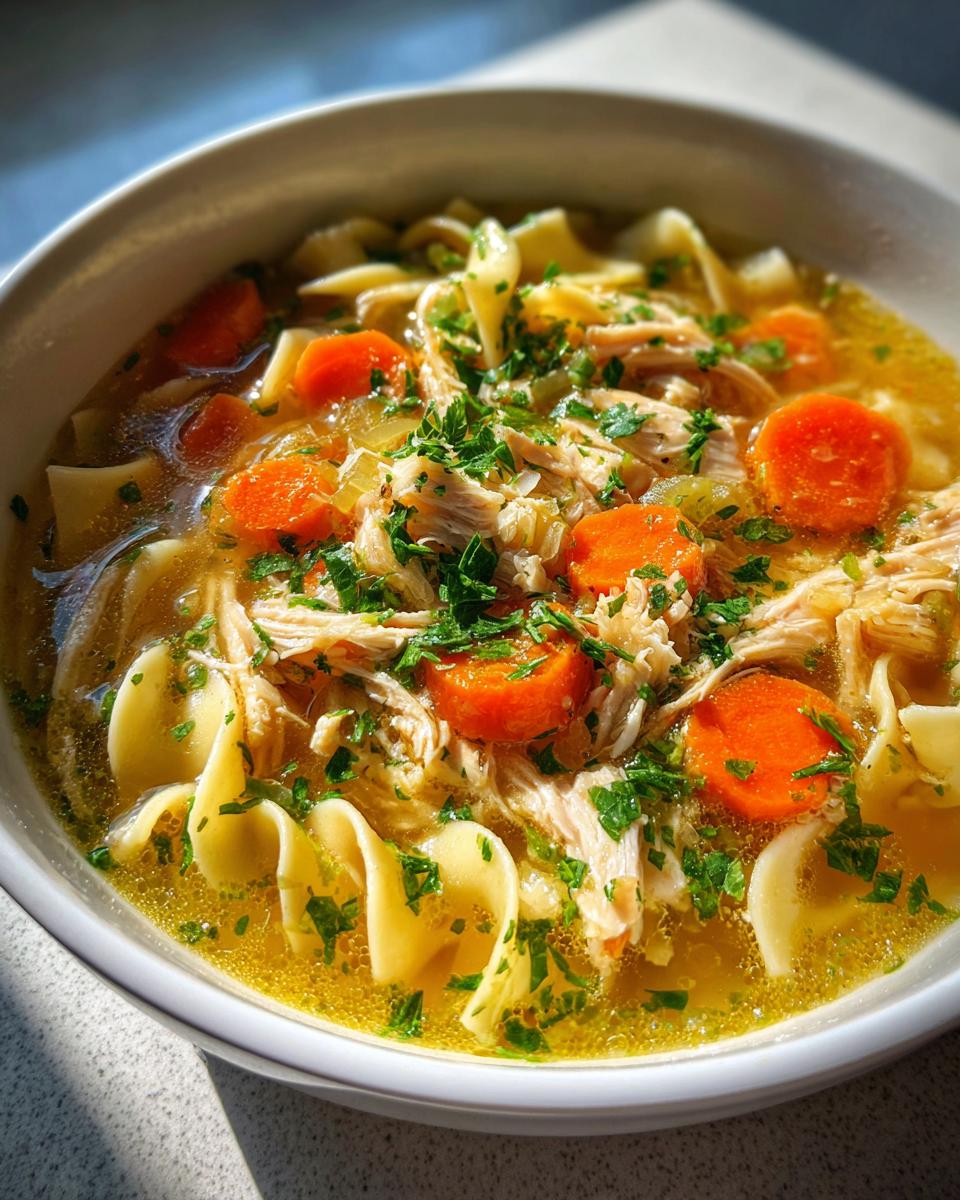 Slow Cooker Chicken Noodle Soup - detail 2