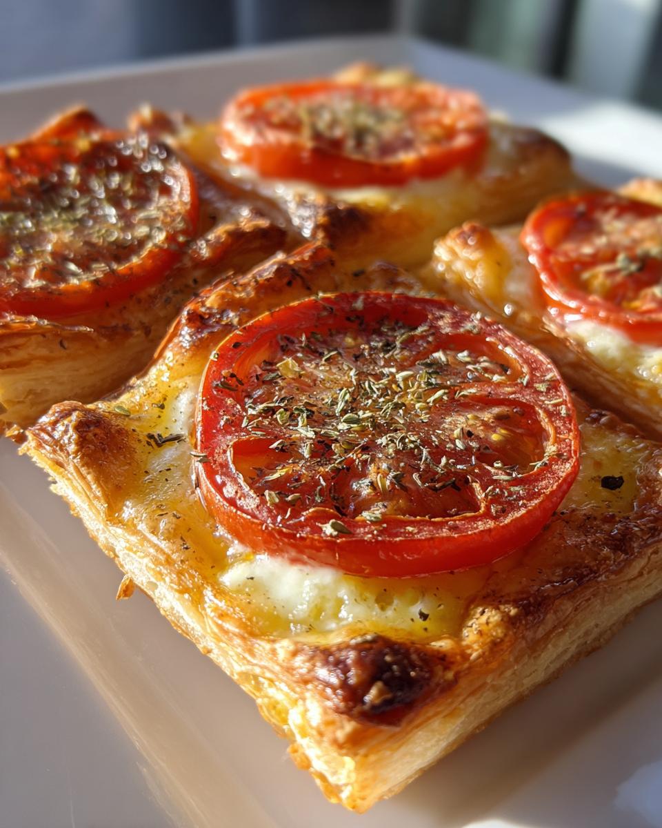 Tomato Tartlets with Puff Pastry - detail 1