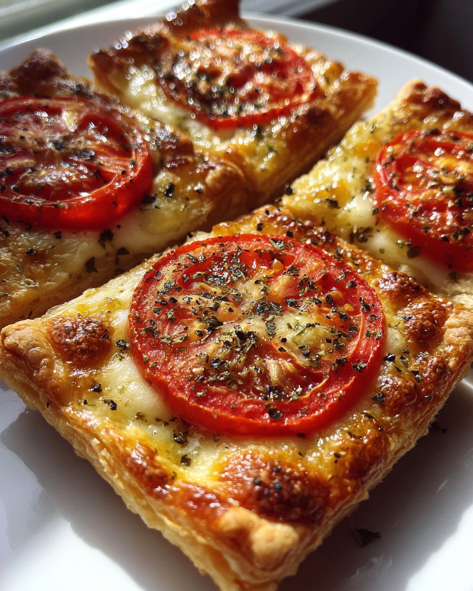 Tomato Tartlets with Puff Pastry - detail 2