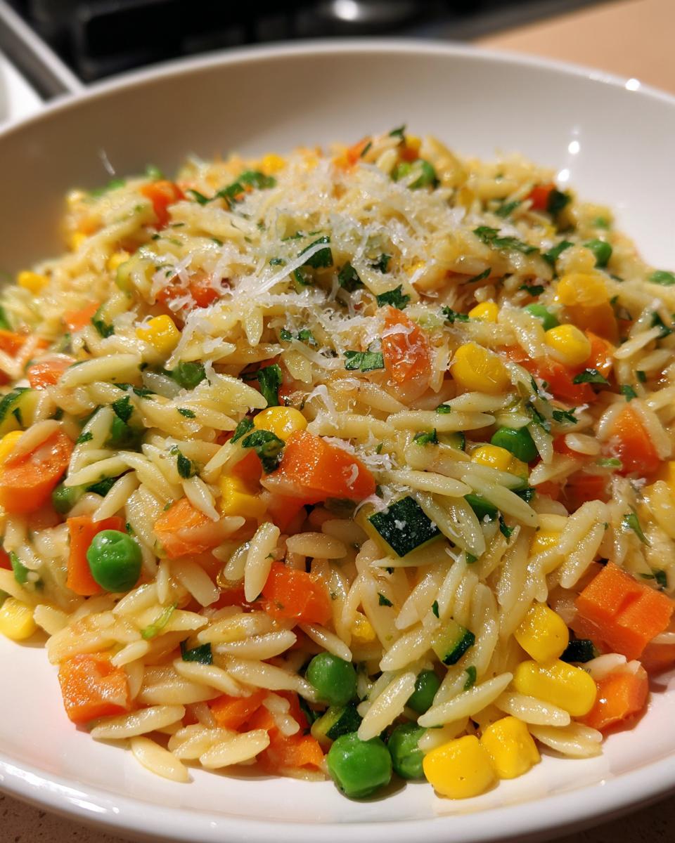 Veggie Orzo l Toddler-Approved Dinner Idea - detail 1