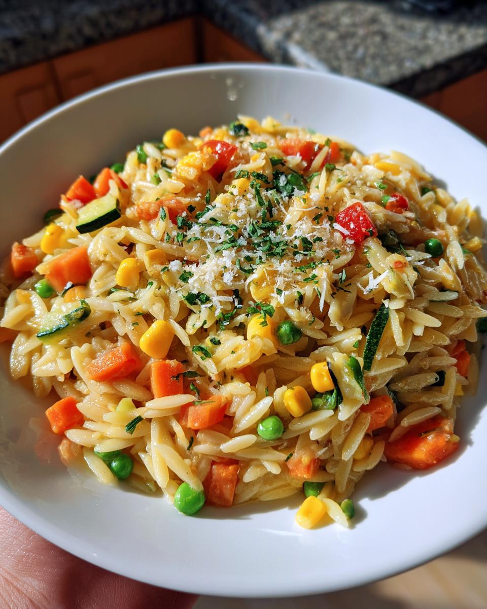 Veggie Orzo l Toddler-Approved Dinner Idea - detail 2