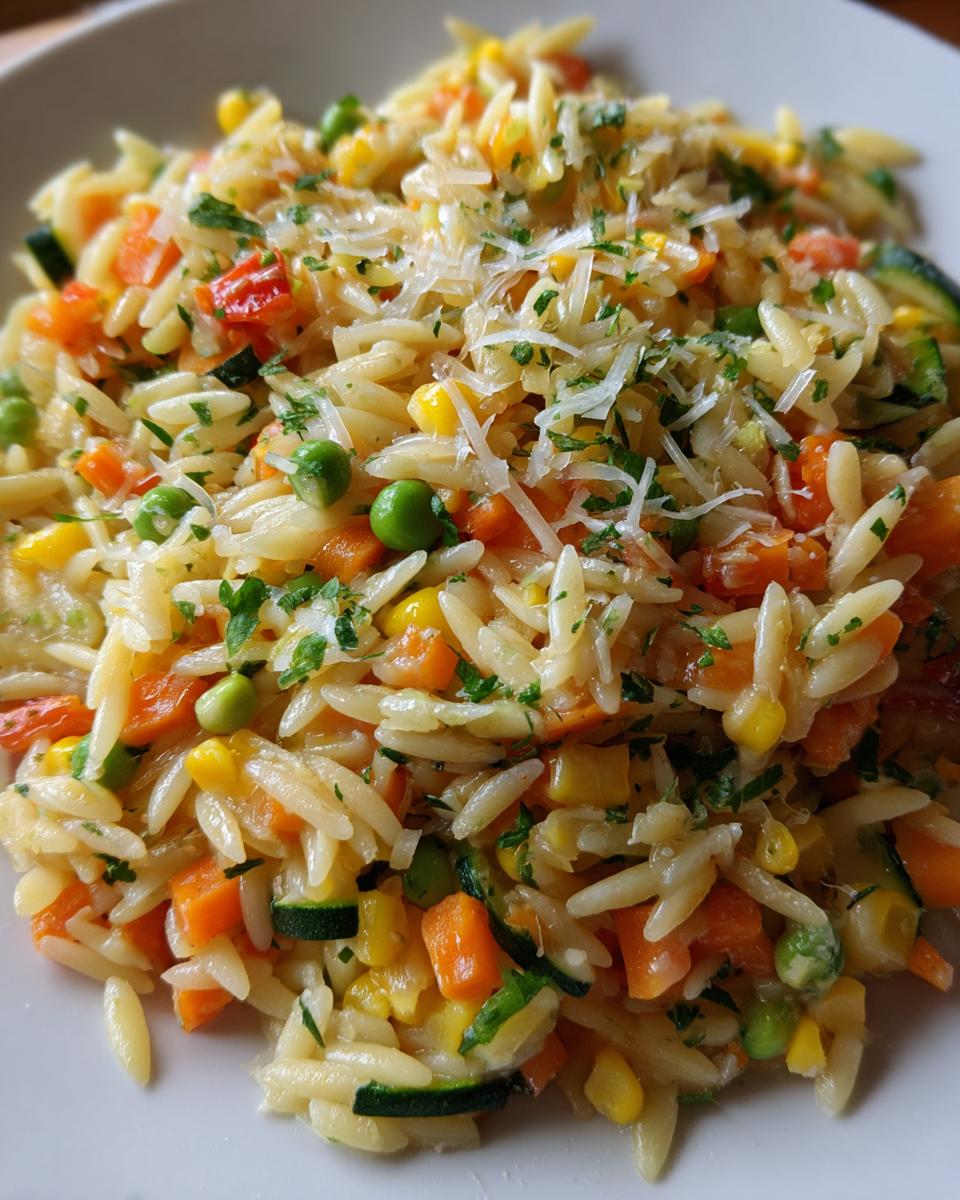 Veggie Orzo l Toddler-Approved Dinner Idea - detail 3