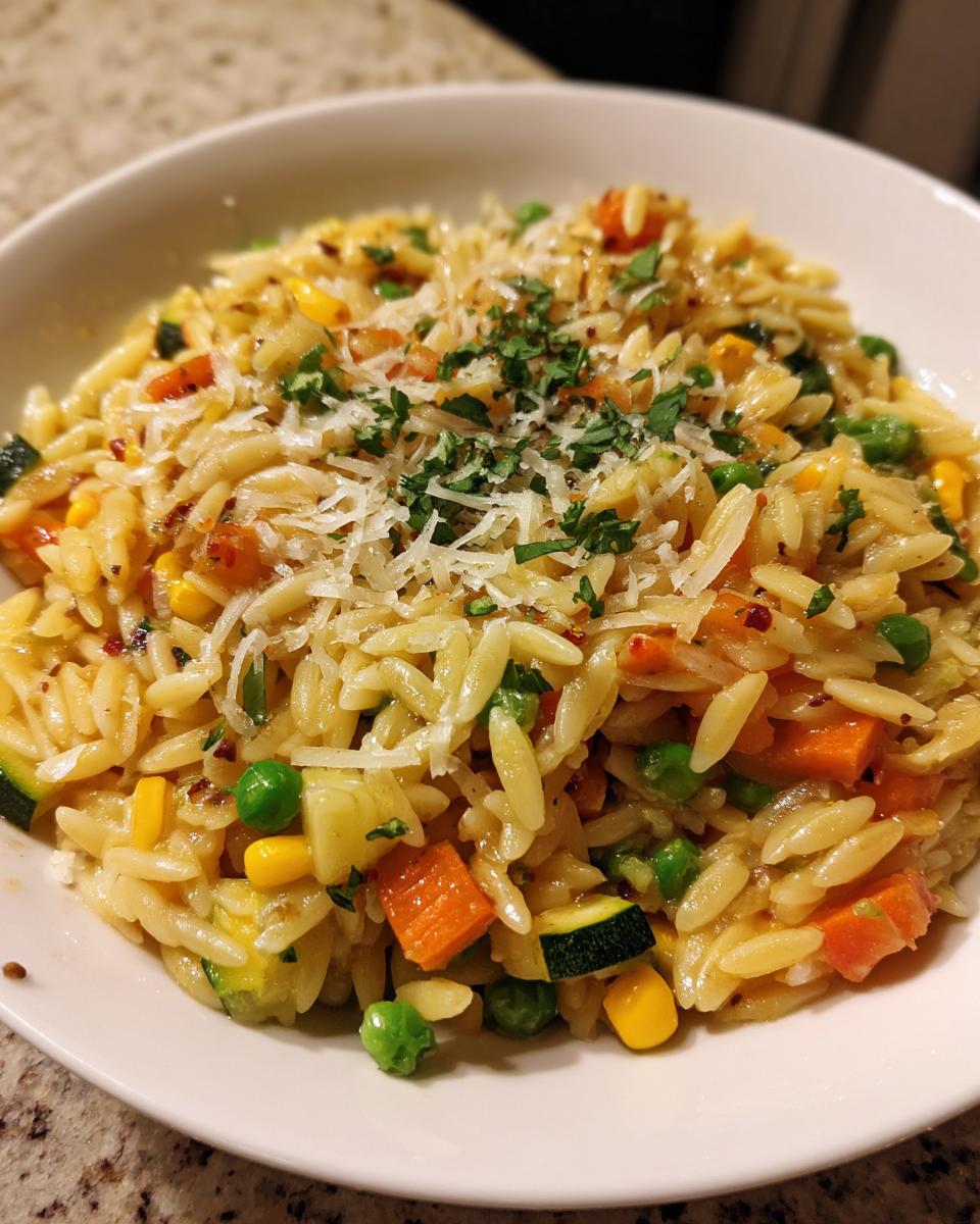 Veggie Orzo l Toddler-Approved Dinner Idea - detail 4