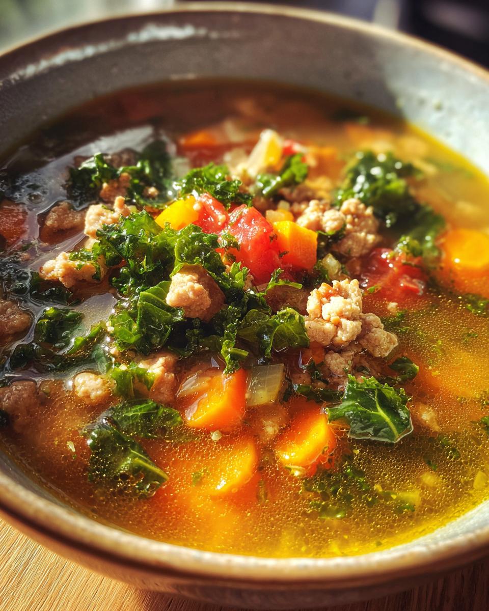 Weight Loss Soup (Turkey Vegetable Soup) - detail 2