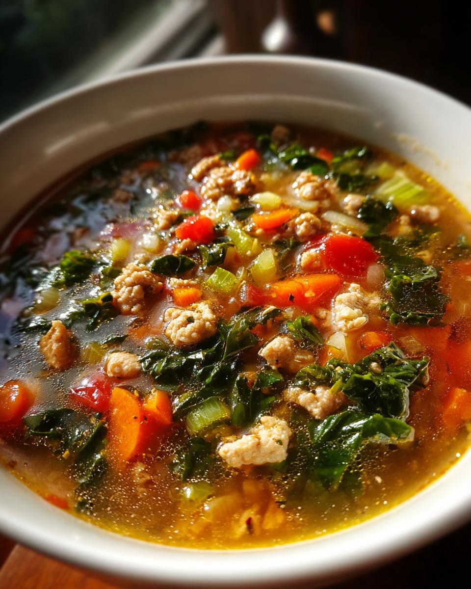 Weight Loss Soup (Turkey Vegetable Soup) - detail 4