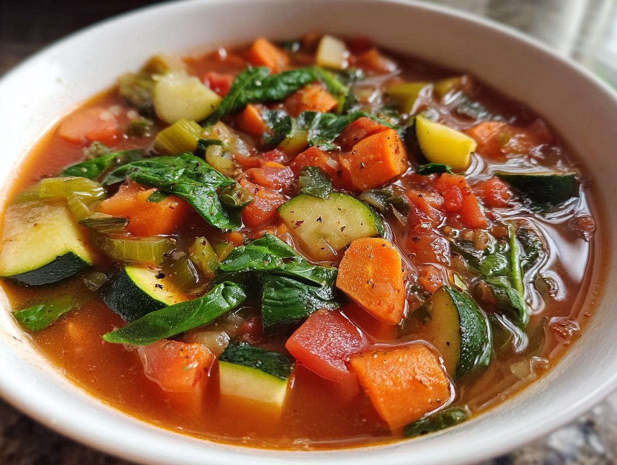 42-Minute Hearty and Healthy Vegetable Soup That Warms Your Soul