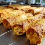 Baked Cream Cheese Chicken Taquitos