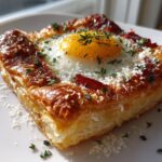 Baked Prosciutto And Egg Breakfast Tart