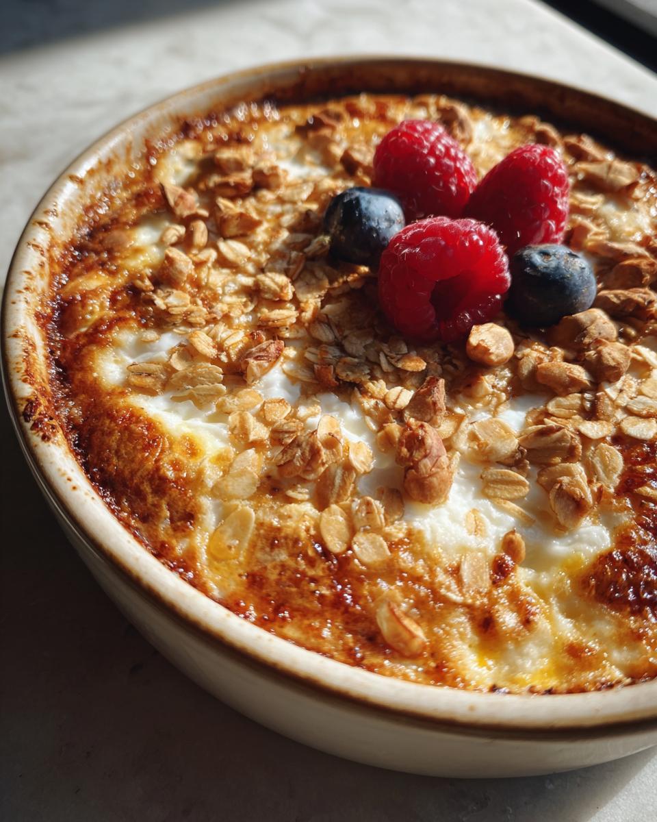 Baked Yogurt breakfast bake (low in sugar-high in protein) - detail 2