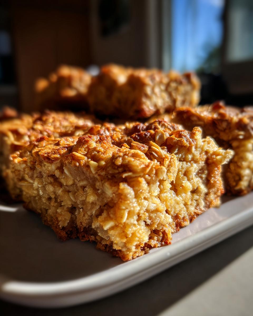 Banana Oatmeal Bars - detail 1