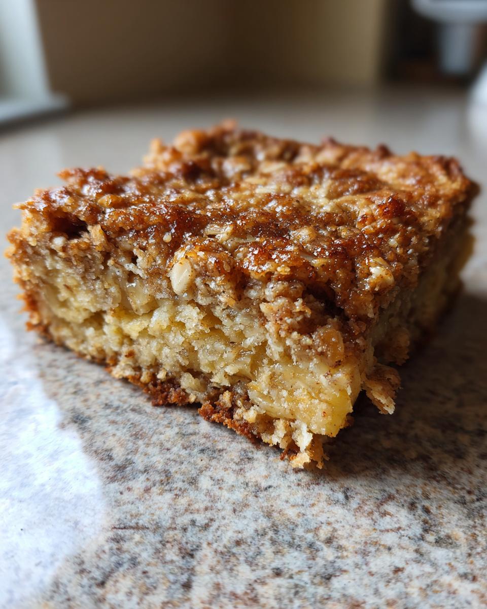Banana Oatmeal Bars - detail 2