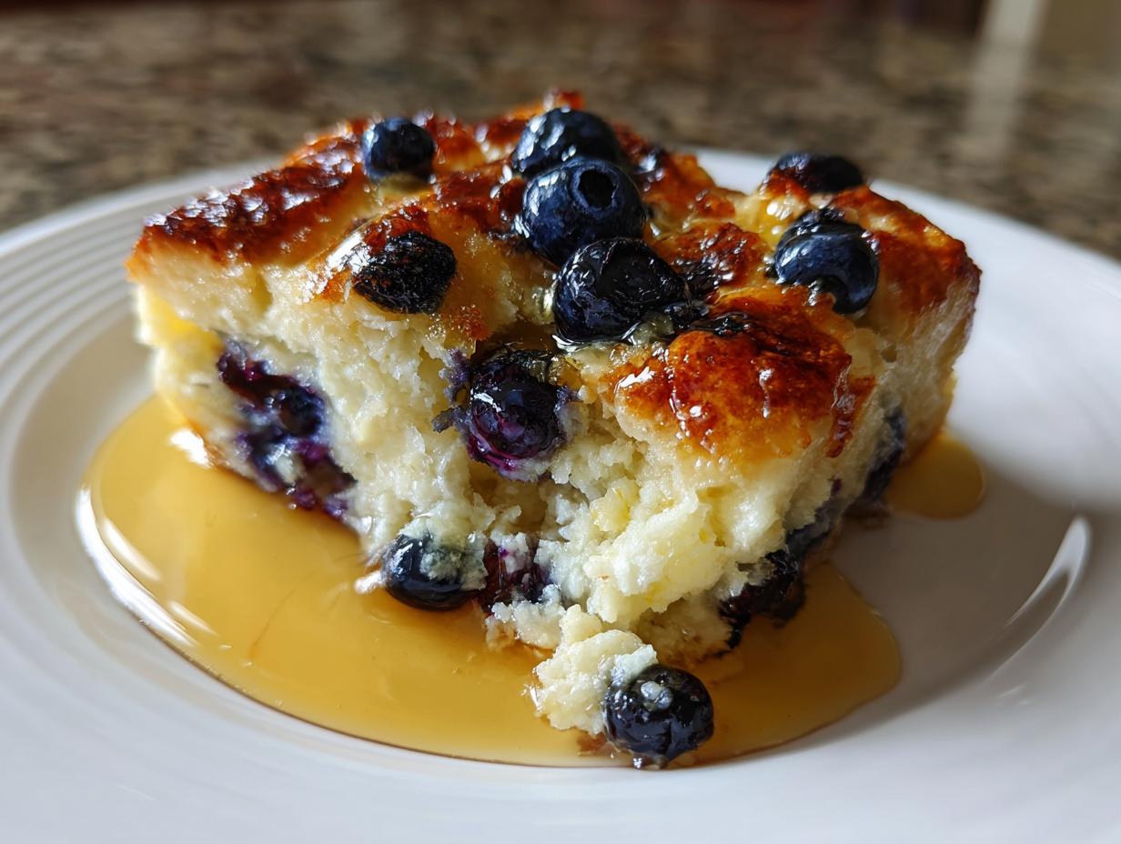 Blueberry Buttermilk Pancake Casserole