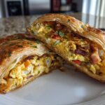 Breakfast Stuffed Puff Pastry Bars