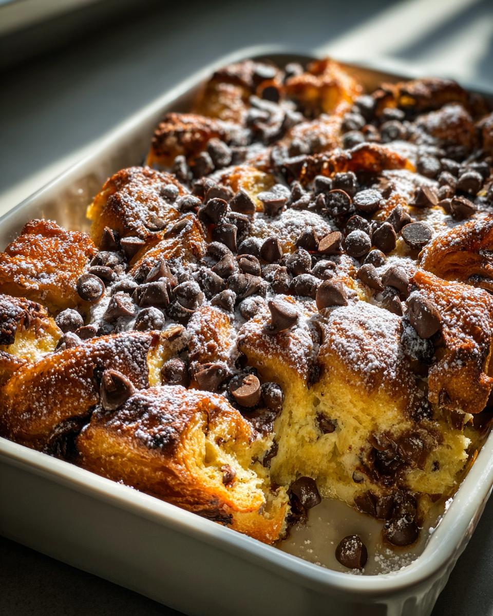 Chocolate Croissant Breakfast Bake - detail 1