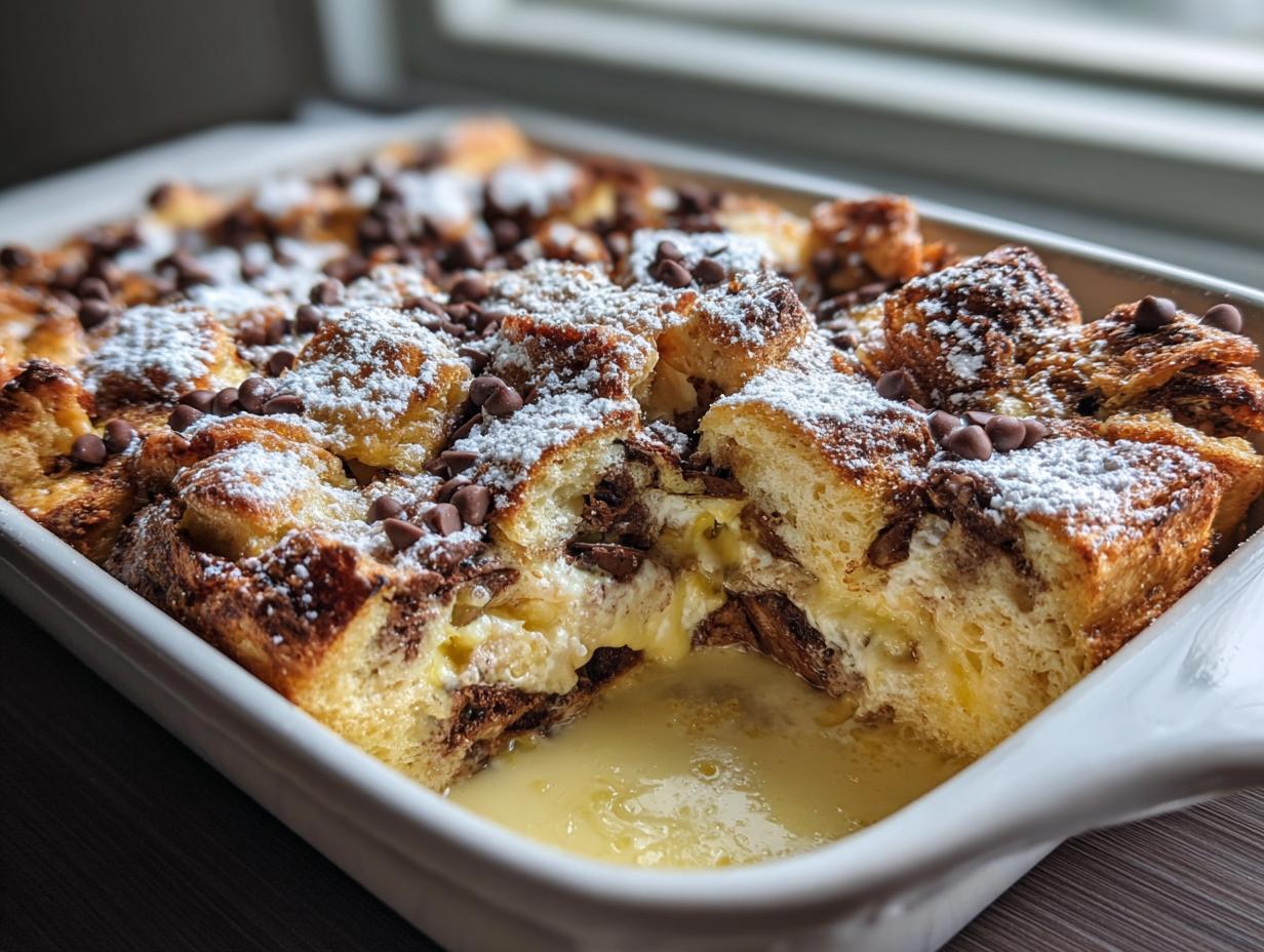 Chocolate Croissant Breakfast Bake: 10-Minute Brunch Magic