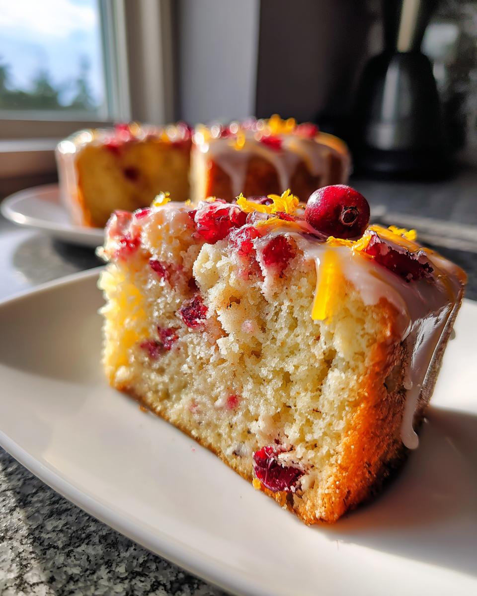 Cranberry Orange Breakfast Cake - detail 1