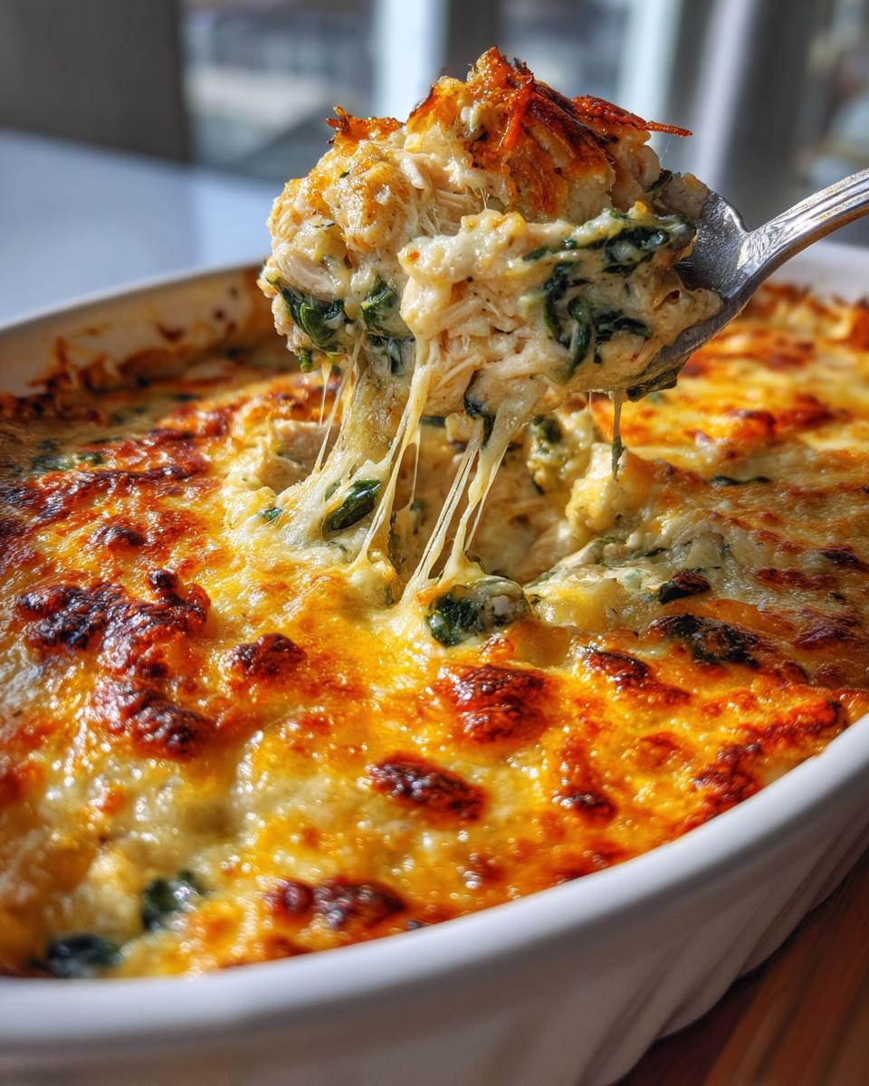 Creamy Low Carb Chicken Casserole - detail 2