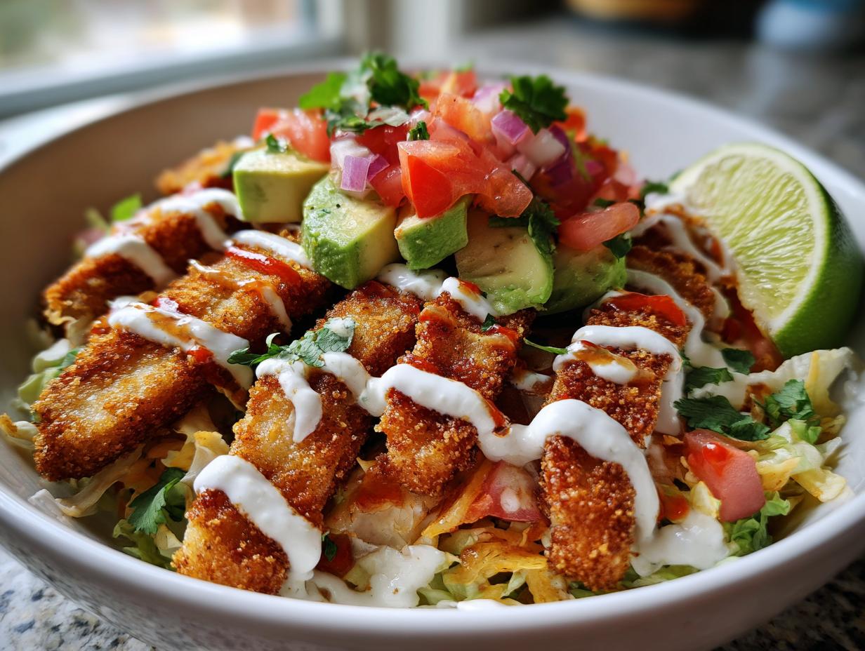 Crispy Fish Taco Bowls