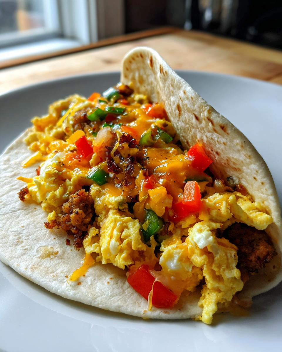 Crockpot Breakfast Tacos - detail 1