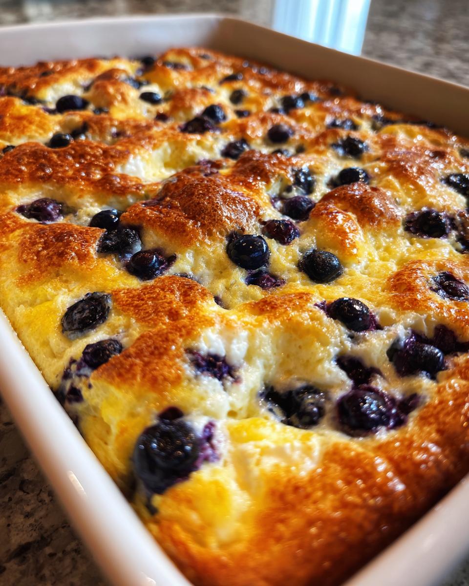 Easy Blueberry Cottage Cheese Breakfast Bake Recipe - detail 2