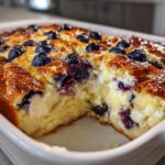 Easy Blueberry Cottage Cheese Breakfast Bake Recipe