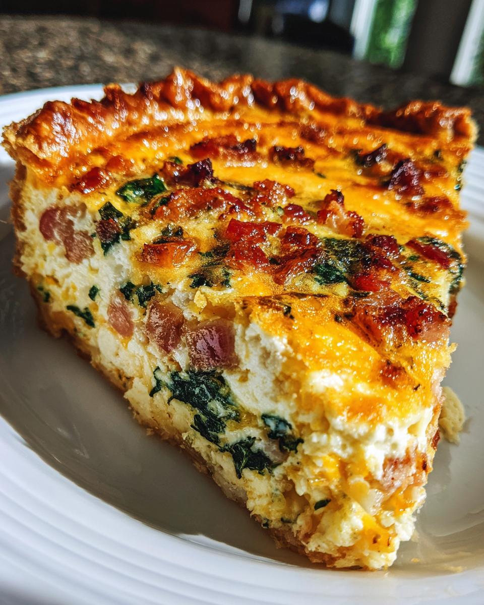 Easy Breakfast Quiche - detail 2