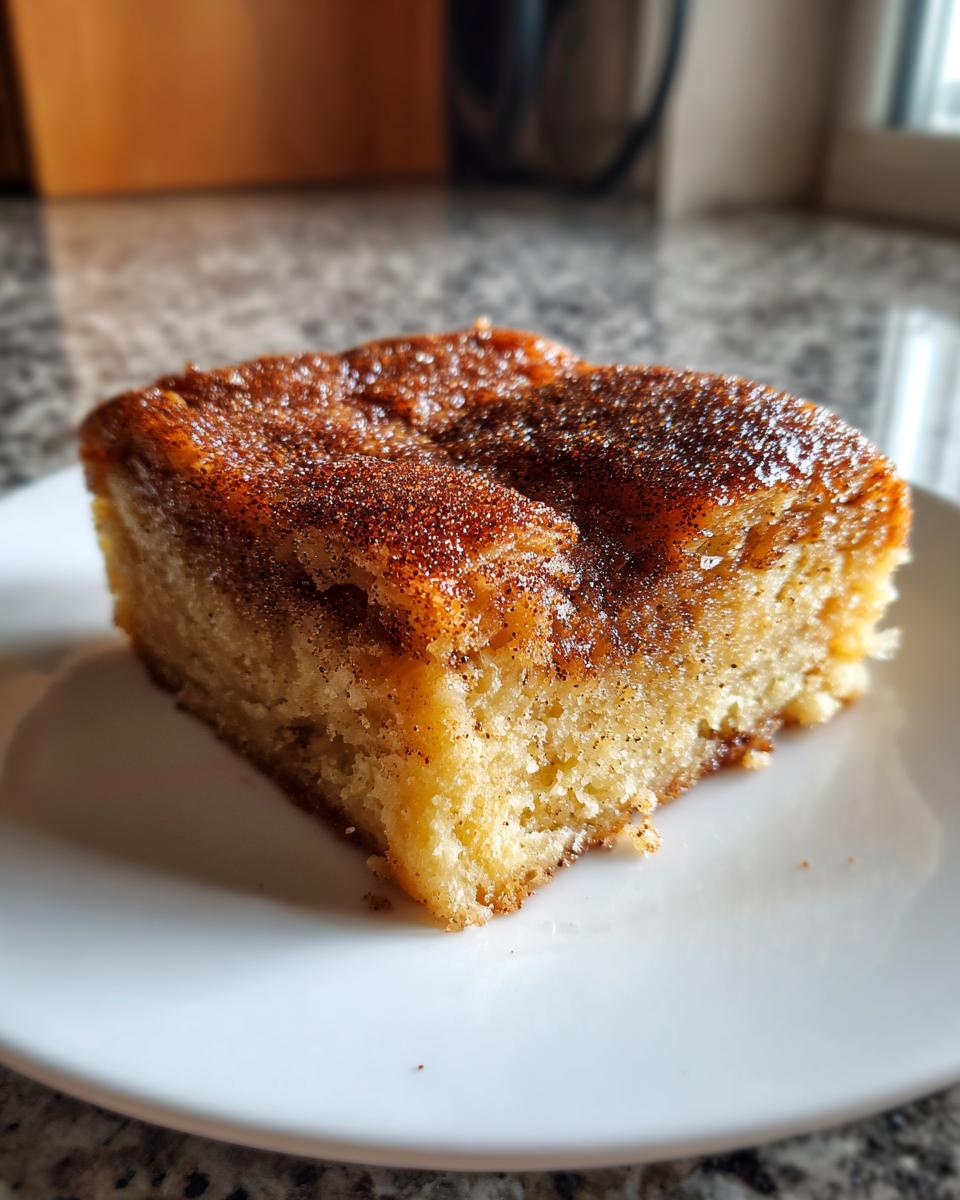 Easy Cinnamon Sugar Blondies - detail 4