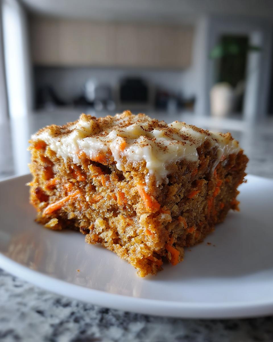Easy Flourless Oatmeal Carrot Cake Recipe - detail 1