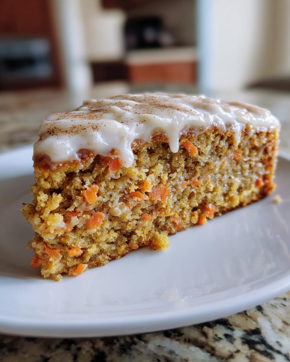 Easy Flourless Oatmeal Carrot Cake Recipe - detail 2