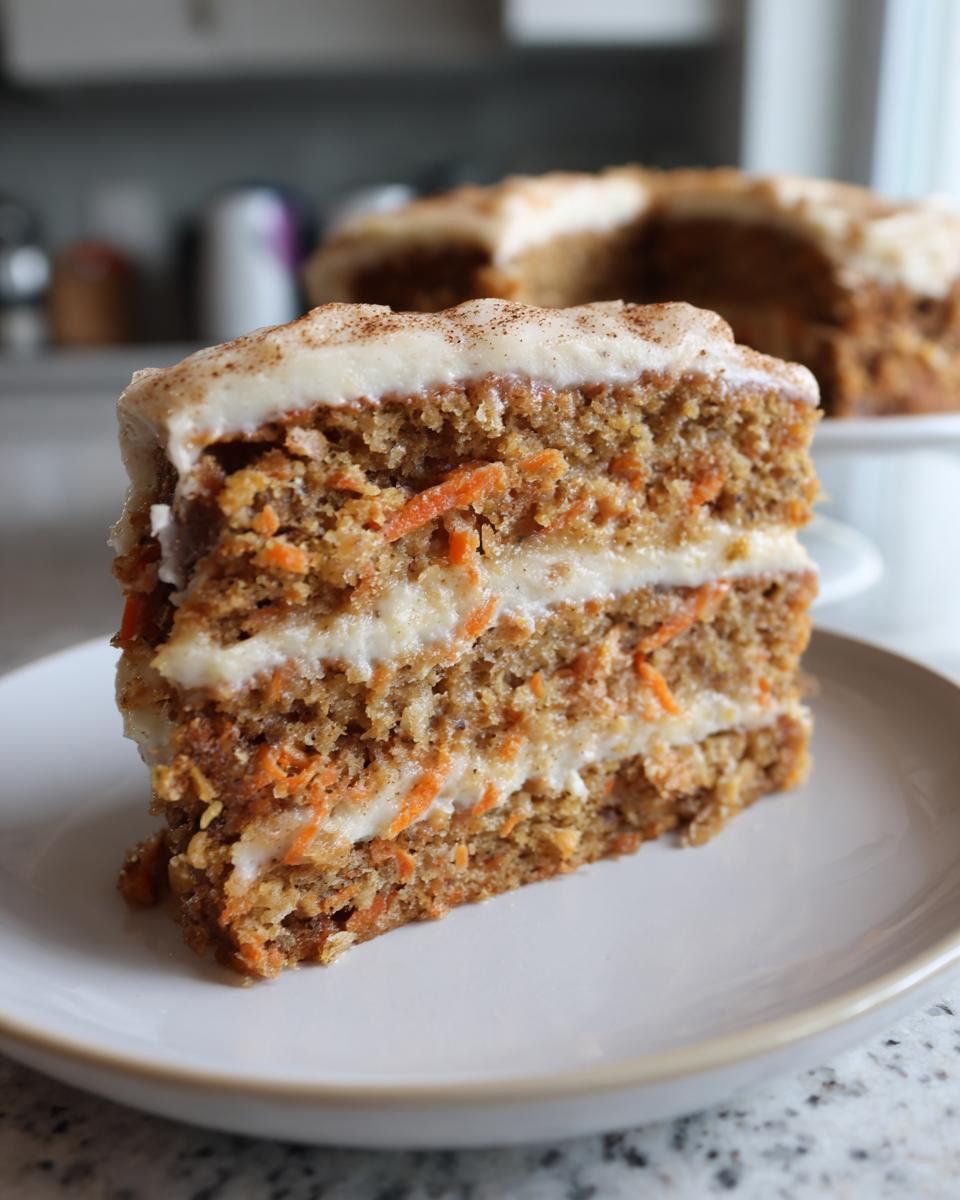 Easy Flourless Oatmeal Carrot Cake Recipe - detail 3