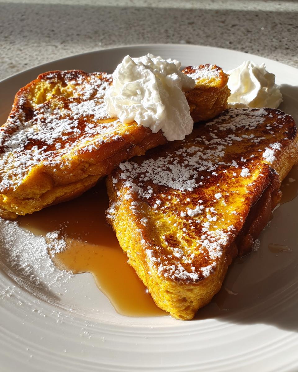 Fall Pumpkin French Toast Breakfast Recipe - detail 3