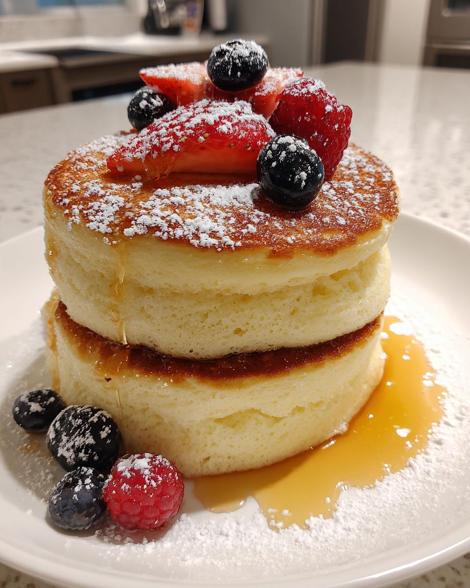 Fluffy Japanese Soufflé Pancakes - detail 2