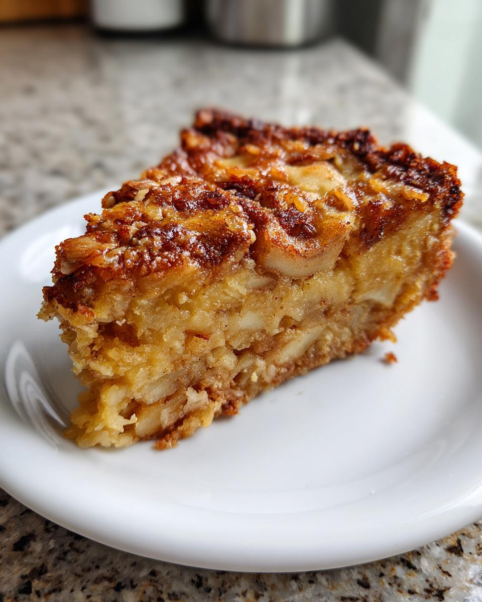 Healthy Breakfast Oatmeal Apple Cake - detail 1