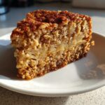 Healthy Breakfast Oatmeal Apple Cake