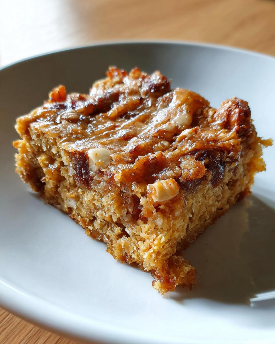 Healthy Oatmeal Breakfast Bars - detail 1