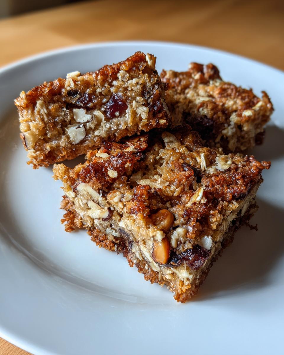 Healthy Oatmeal Breakfast Bars - detail 2
