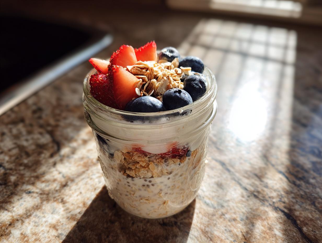 5-Minute High-Protein Overnight Oats for a Quick Morning Boost