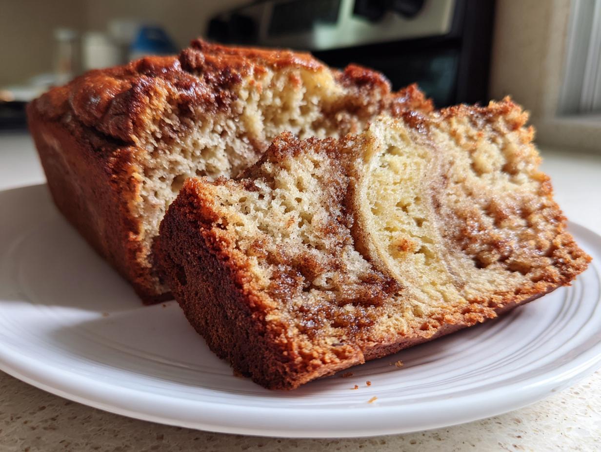 Irresistible Homemade Cinnamon Swirl Banana Bread Recipe