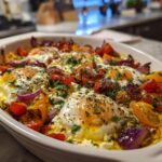 Mediterranean Baked Feta Eggs