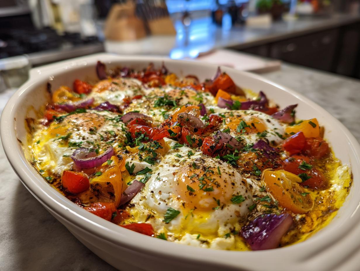 33 Magical Mediterranean Baked Feta Eggs for Breakfast Bliss