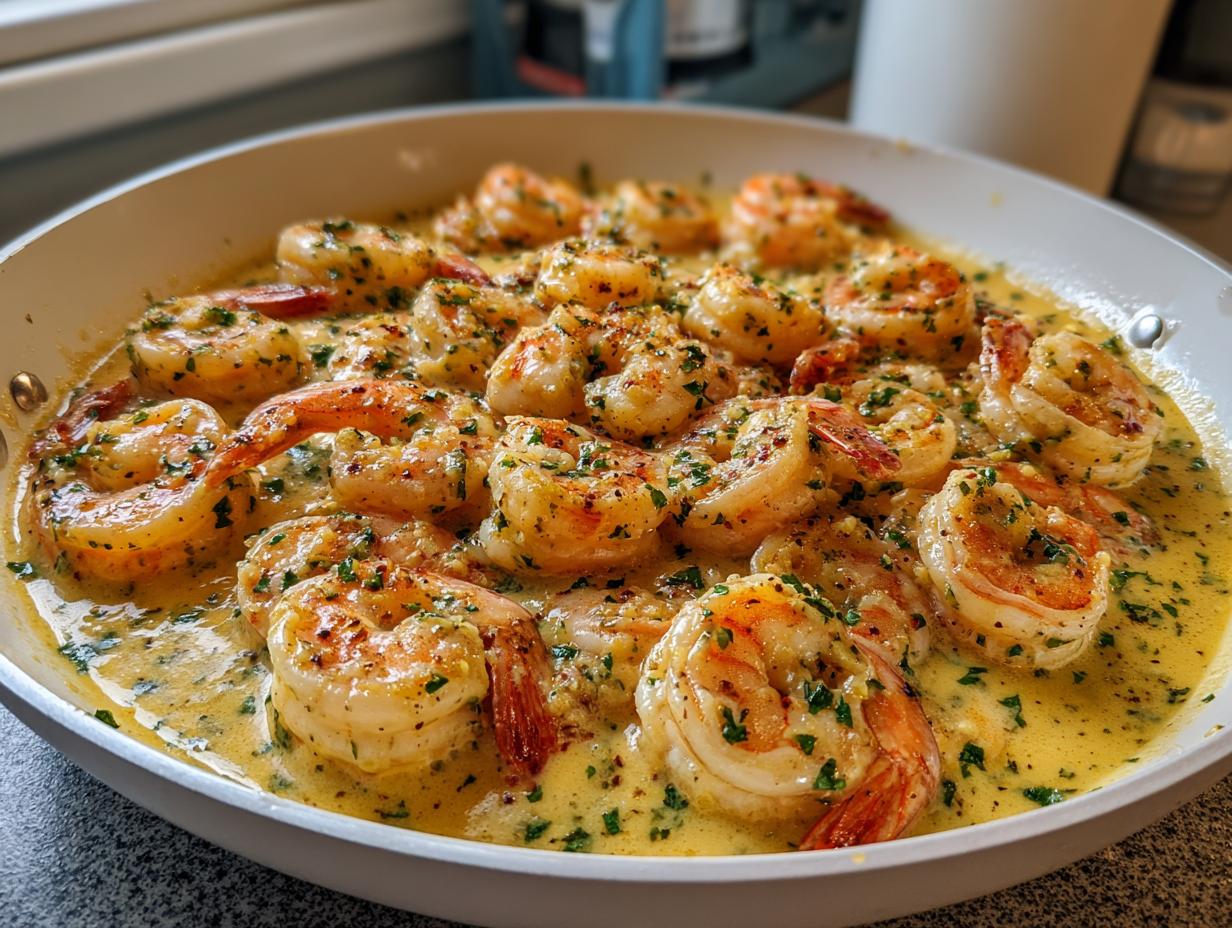 Creamy Garlic Butter Shrimp in One Pan
