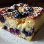 Overnight Blueberry French Toast Casserole
