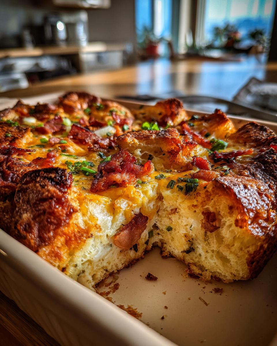 Overnight Croissant Breakfast Casserole - detail 1